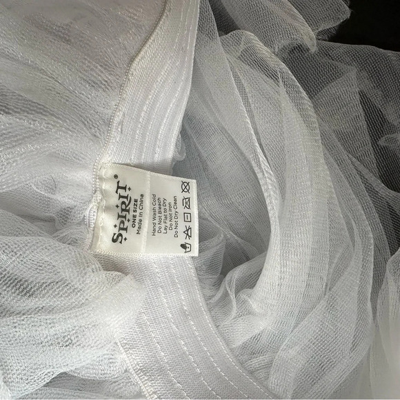 Spirit Halloween White Tutu Organza One Size Fits Most Costume Angel, etc. - Picture 7 of 7